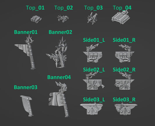 Pimp up your Mini, MotorbikeBits / Eternal Pilgrim / Modellbau / Miniature /games / modells / tabletop / wargaming / war games / Upgrade