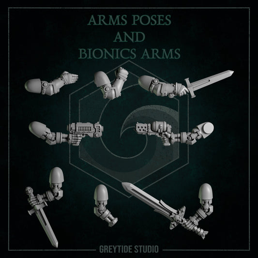 Pimp up your Mini, Bionic arms / Eternal Pilgrim / Modellbau / Miniature /games / Collect/ tabletop / wargaming / war games / Upgrade