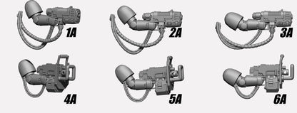 Bits, Inter. Guns / Upgrade / Modellbau / Miniature /games / Collect/ tabletop / wargaming / war games / Upgrade