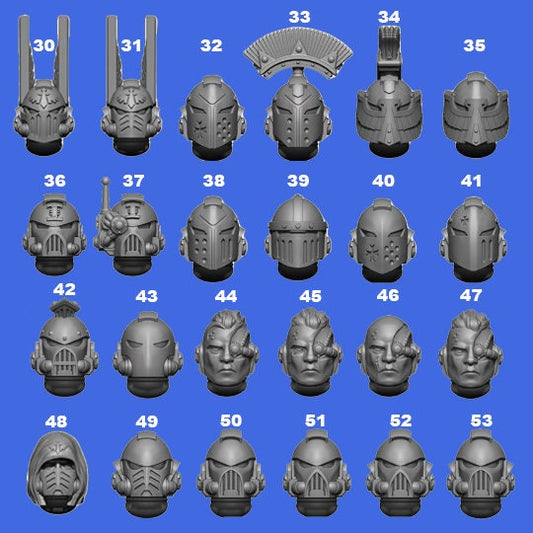 Pimp up your Mini, Head 2 / Eternal Pilgrim / Modellbau / Miniature /games / modells / tabletop / wargaming / war games / Upgrade